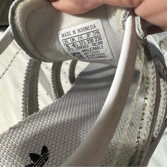 Adidas Superstar Sneakers white and clear Size 5 (230 mm) - Picture 10 of 10